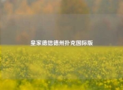 皇家德信德州扑克国际版